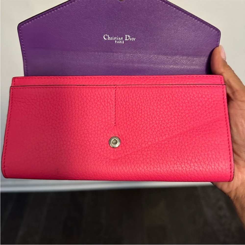 Dior Purple and Pink Women's Wallet - Picture 6 of 10